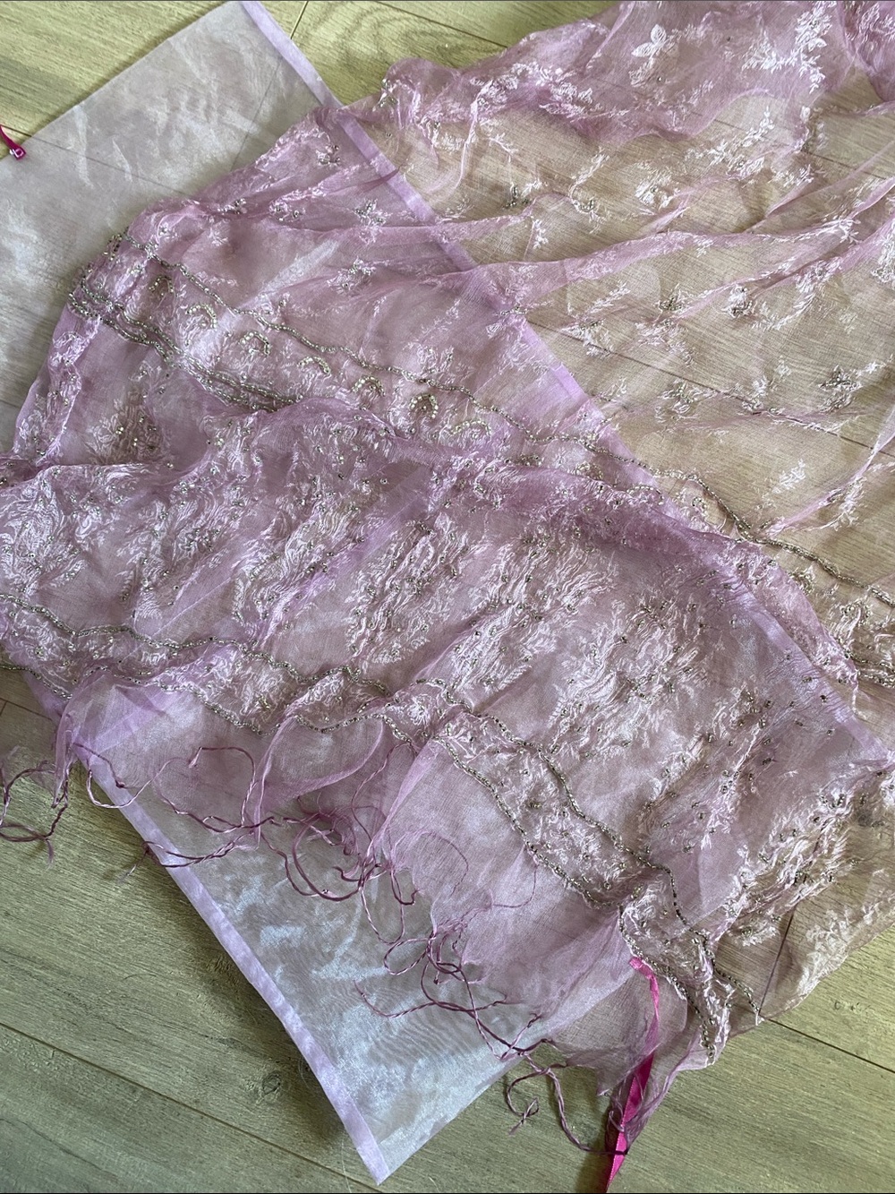 Jigsaw Lavender Sheer Scarf